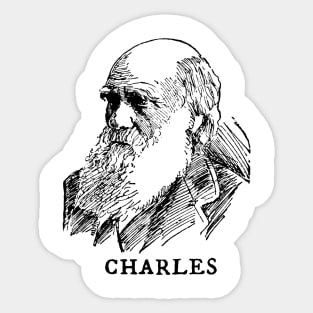 Charles Darwin Sticker